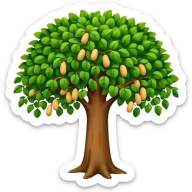 A peanut tree sticker
