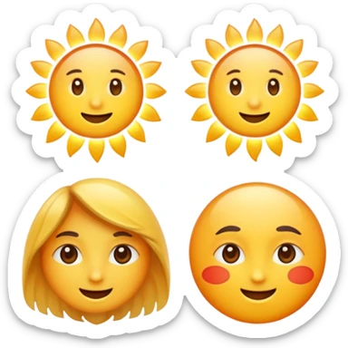 Sunlight light just light not sun beam of light  sticker