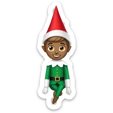 elf on the shelf sticker
