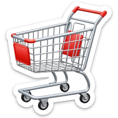 shopping cart sticker