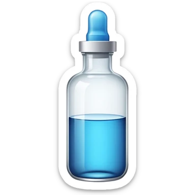 Serum bottle sticker