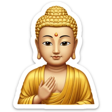 Buddha sticker