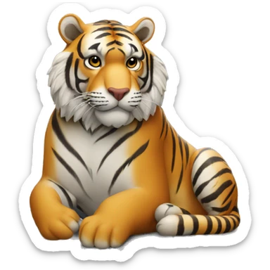 The tiger in London sticker