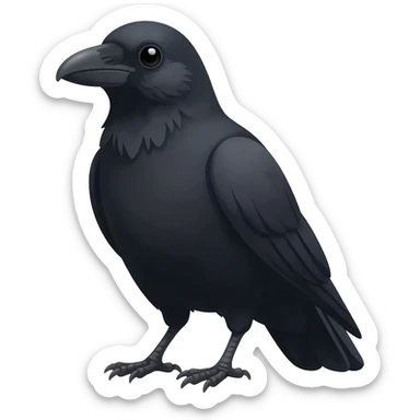 Crow sticker