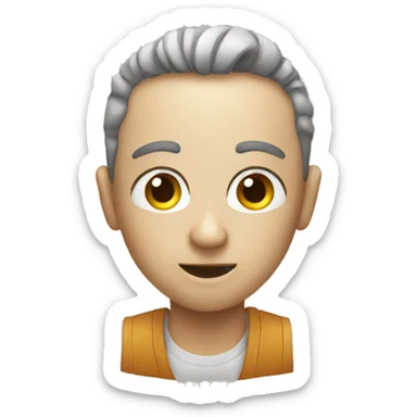 interesting symbol for post design sticker