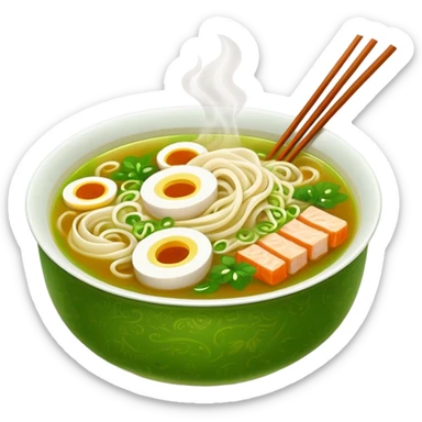 Khmer Noodle Num Banh Jok green broth  sticker