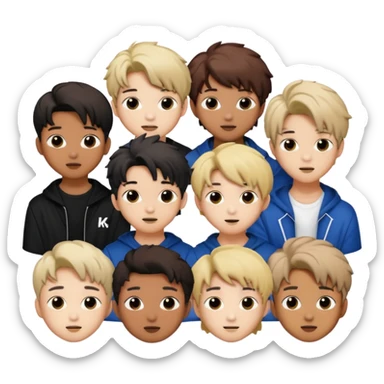 Stray kids from k pop sticker