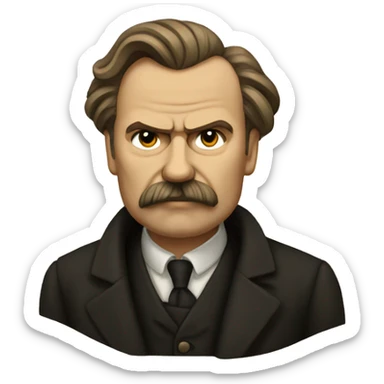 Nietzsche sticker