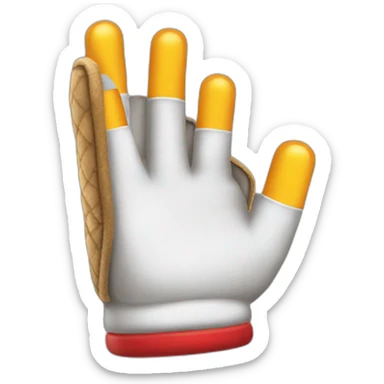 mario glove pointing cursor sticker