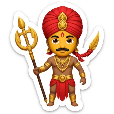 tamil warrior sticker