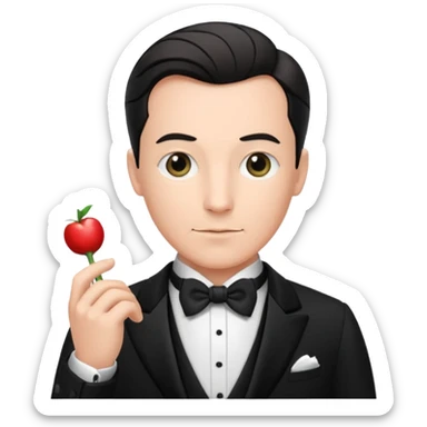 alfred from batman as a digiatal assitant like ironman's jarvis sticker