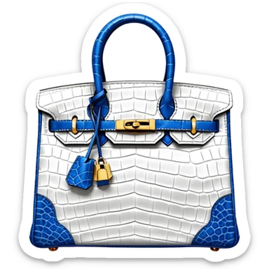 hermes birkin himalayan bag sticker