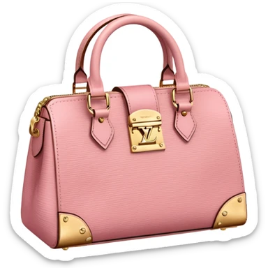 louis vuitton pink sticker