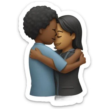 Un abrazo  sticker