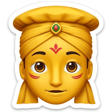 make it just have a phrase in hind sticker