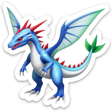 Reshiram-Flygon-Helioptile-Latios-Kyogre-fusion sticker