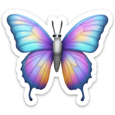 Unicorn butterfly  sticker
