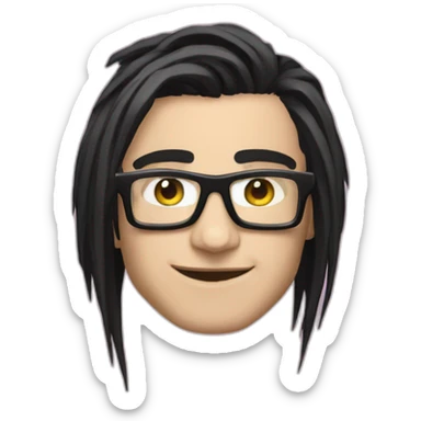 skrillex futuristik sticker