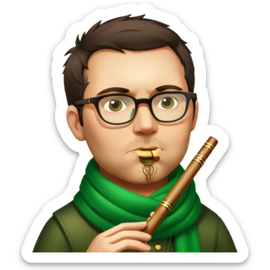 Celtic Piper sticker