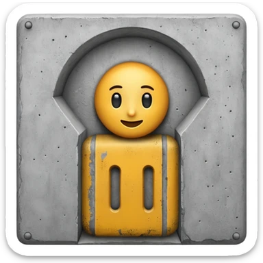 concrete wall, beton. wall. no face or emotion sticker