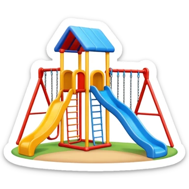 playground for kids sticker
