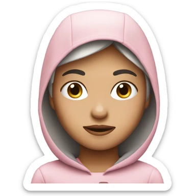 Light pink girl robber  sticker