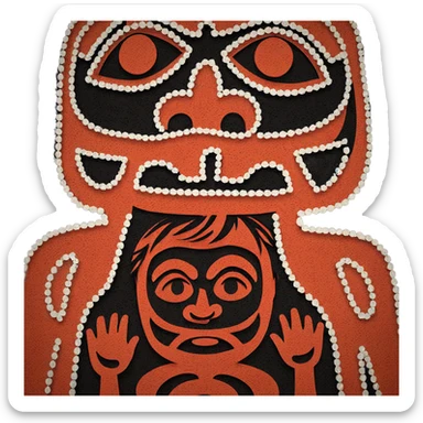 lonely silhouette on dark backdrop sticker