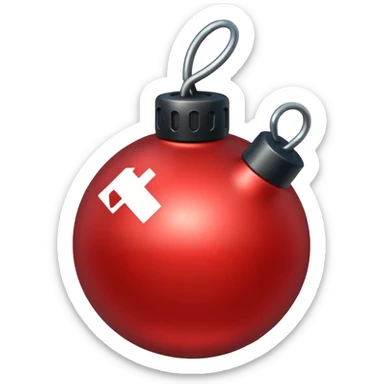 bomb icon sticker