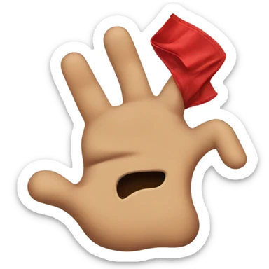 Tipping hand emoji angry sticker