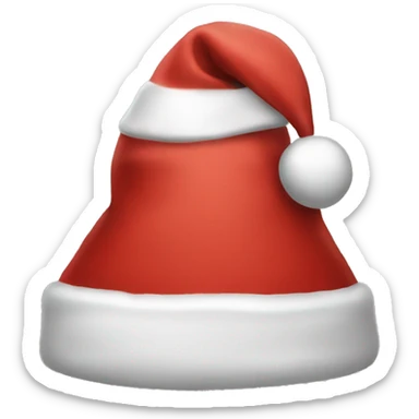 xmas santa hat sticker