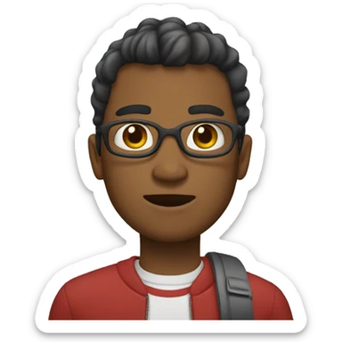 persona preguntando sticker