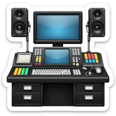 theatre technical desks sticker