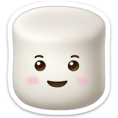 marshmallow sticker