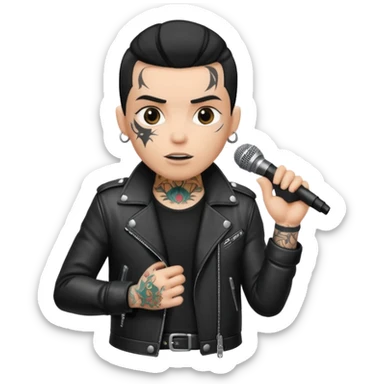 rocktar microphone sticker