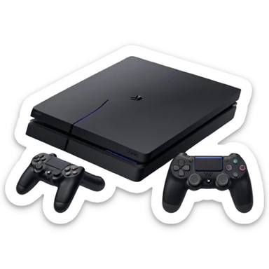 ps4 slim console only sticker