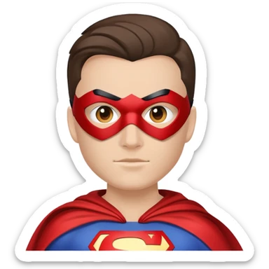 Me as a super hero sticker