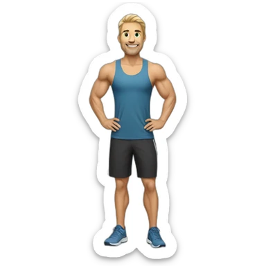 Fitness coach sticker