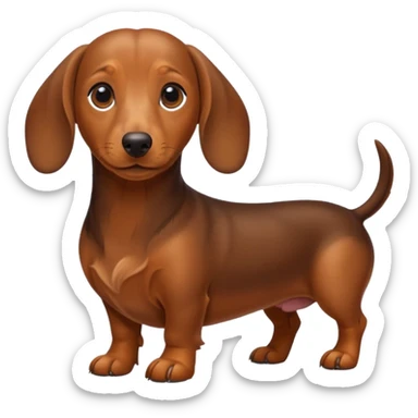 Perro salchicha sticker