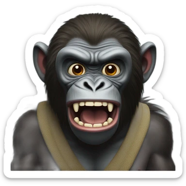 mad mandril ape sticker