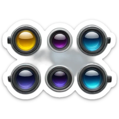 camera-lenses-and-water-gauge sticker