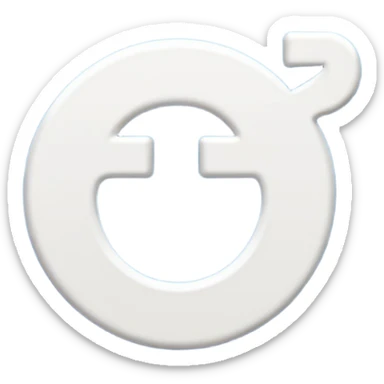 Thank You, text, only the letters TY sticker