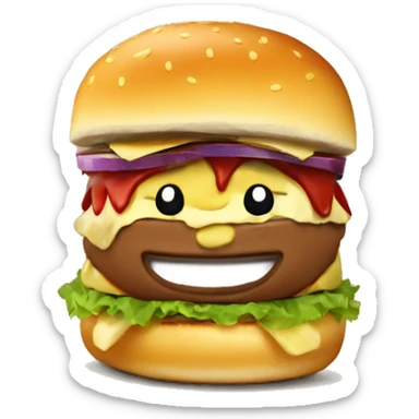 Best raclette burger ever  sticker