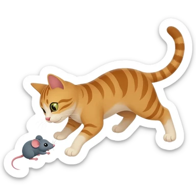 cat attack sticker