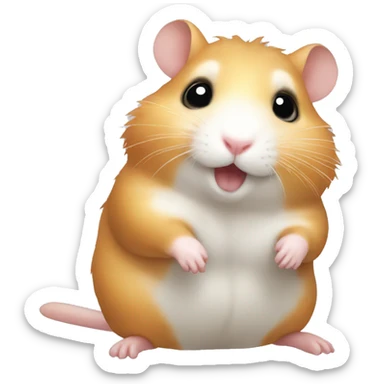 A hamster sticker