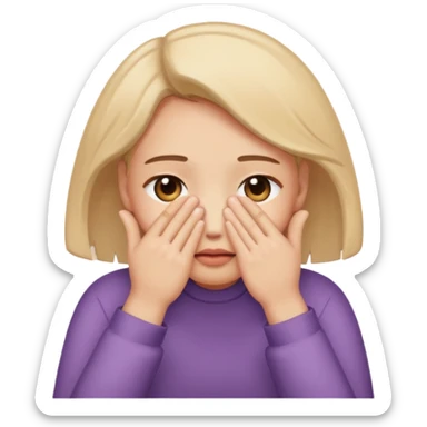 Quiero que sea 🫣 así y que esconda la letra M sticker