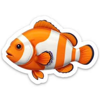 clown fish sticker