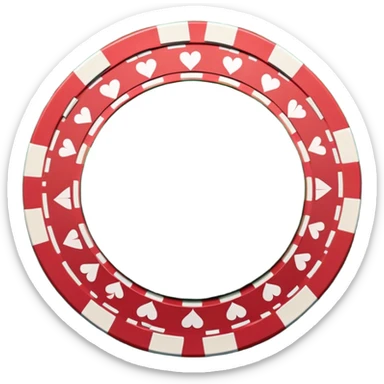 A photorealistic icon with playing cards and poker chips on a round green felt table. Detailed design with realistic lighting and textures, focusing on the classic atmosphere of card games. Transparent background, symbolizing card games and strategy. sticker