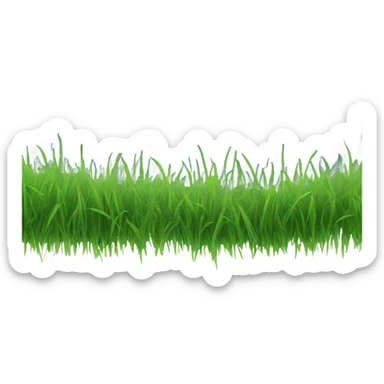 Skyline with grass sticker