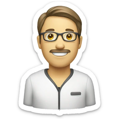 white organizing data sticker