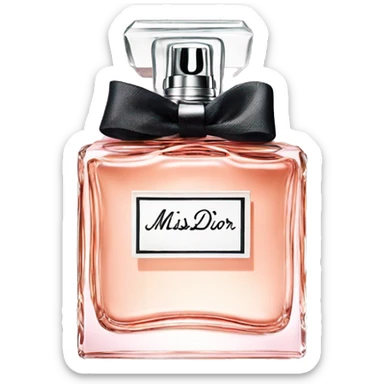Miss dior perfume sticker
